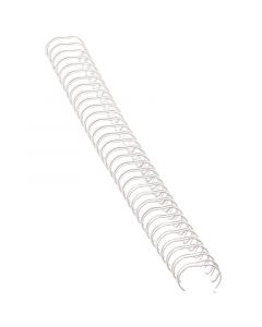 Metal Spiralryg 100st 10mm Hvid
