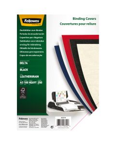 Fellowes Indbindingsomslag A3 Sort 100 Pakke