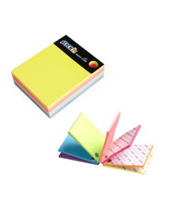 Magic Noteskub 101x76 280 Blad Assorterat Neon
