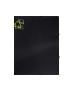 Dokumentbox BLACK A4 Sort