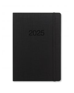 Memo Helårskalender A5 2025 Uge per Oppslag Sort