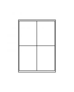 Kopierings & Laseretikett 99,1x139mm 100 Pack