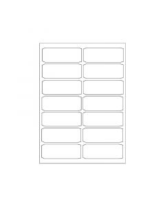 Kopi & Laseretiket 99,1x38,1mm 25 Pakk