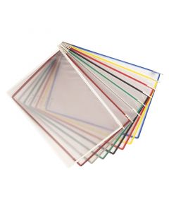 Tarifold Lommer PVC A5 10st Assorterade Farver