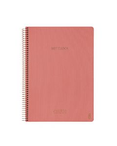 KOZO Notesbog A4 Premium Soft Coral
