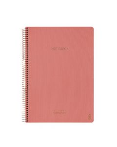 KOZO Notesbog A4 Premium Soft Coral