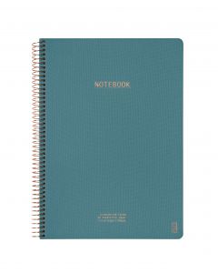 KOZO Notesbog A4 Premium Steel Blue