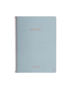 KOZO Notesbog A4 Classic Dusty Blue