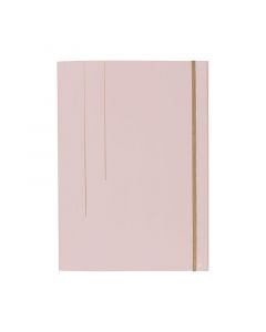 KOZO A4 Elastikmappe Papp Dusty Pink