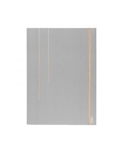 KOZO A4 Elastikmappe Papp Grå
