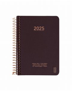 KOZO Kalender 2025 A6 Uge per Opslag Coffee