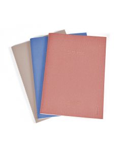 KOZO Notesbog A5 3 Pakke Sand Windsurfer Muted Blush 