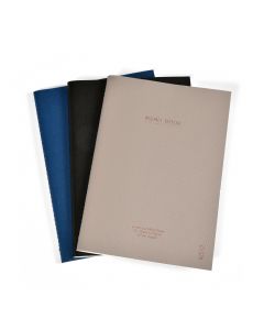 KOZO Notesbog A5 3 Pakke Navy Black Sand