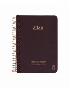 KOZO Kalender 2026 A6 Uge per opslag Coffee