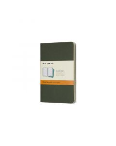 Cahier Journal Linjeret Pocket Grøn 3-Pak