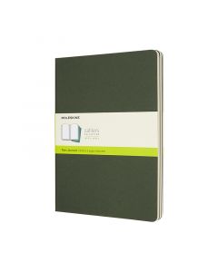 Cahier Journal Blank XL Grøn 3-Pak