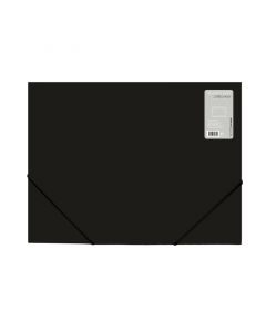 Elastikmappe BLACK A3 Sort