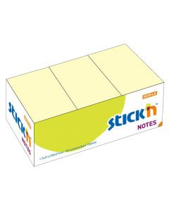 Notesblok 12st 38x50 100 Blad Gul