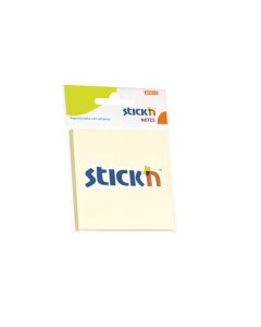 Notesblok 76x76 100 Blad Gul Forhandlerpakke