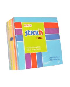 Neonkub 76x76 400 Blad Blå