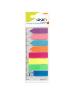 Indeksfaner 4st 45x12 4st 42x12 25 Blad Assorterat Neon