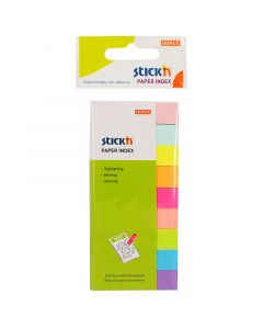 Indeksfaner 9st 50x12 50 Blad Assorterat