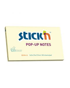 Z-Notesblok 76x127 100 Blad Gul