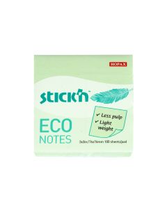 Notesblok ECO 76x76 100 Blad Grøn