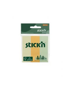 Miljø Notisblok FSC 76x25mm Assorterad 3 Blokk