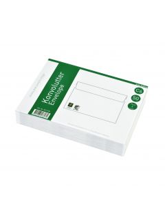Kuverter C6 Peel & Seal 50st Hvid