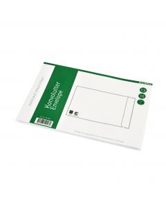 Kuverter C5P Peel & Seal 10st Hvid