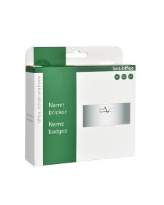 Navneskilt Nål 30x70mm 50stk
