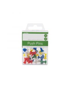 Pushpins 25 styk Assorterede Farver