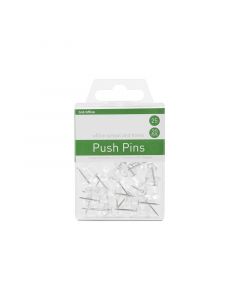 Pushpins 25 styk Transparente