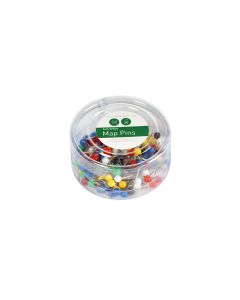 Kortnåle 100 Stykk Assorterade Farver