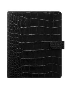 Filofax Systemkalender Classic Croc A5 Ebony