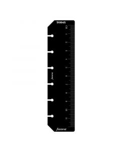 Pocket Linjal/Markør Sort