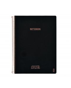 KOZO Kvadreret Notesbog A4 Premium Black