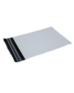 Postpose 190x250mm Enkel Limlukning Skrå Hjørner Hvid 100stk 