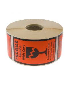 Advarselsetiketter Fragile Handle With Care